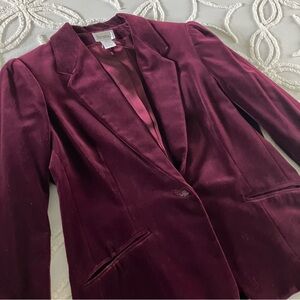 Vintage NWT Velvet Blazer